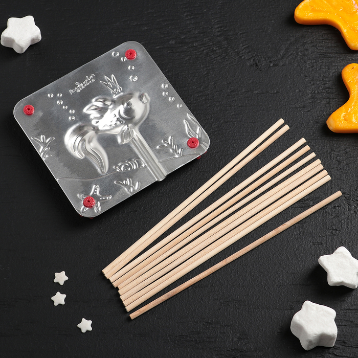 Набор "Рыбка" для приготовления леденцов и мармелада, цвет МИКС