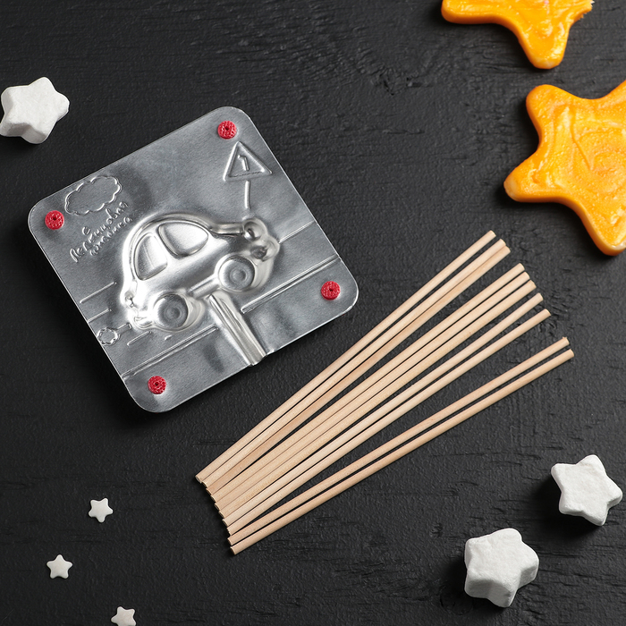 Набор "Машинка" для приготовления леденцов и мармелада, цвет МИКС