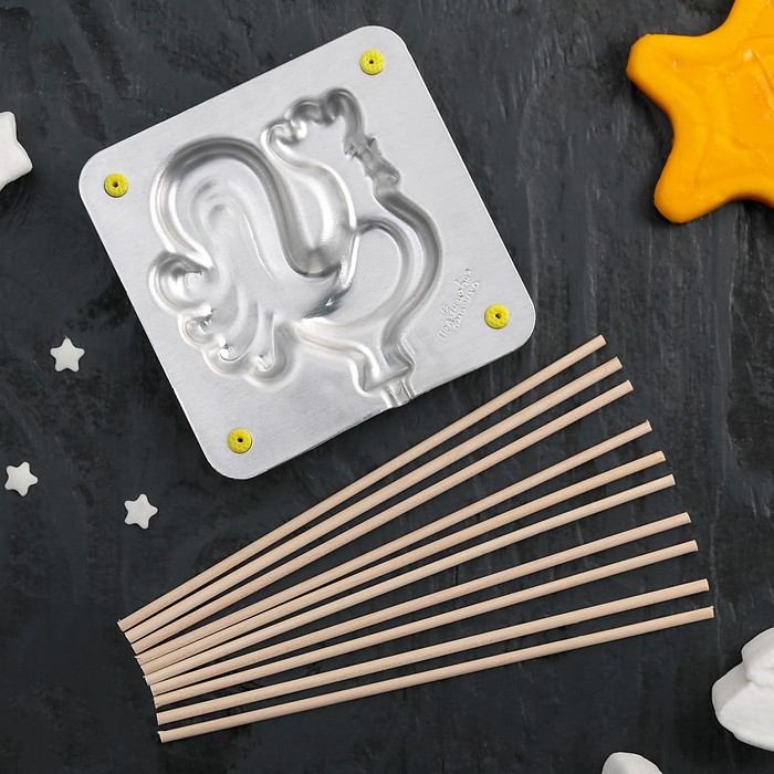 Набор для приготовления леденцов и мармелада "Петух большой", цвет МИКС