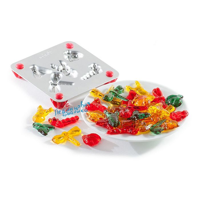 Форма для приготовления монпансье и мармелада "Насекомые", цвет МИКС