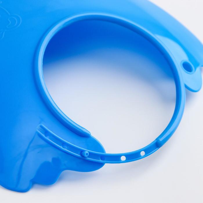 Нагрудник с карманом, пластиковый, цвет синий