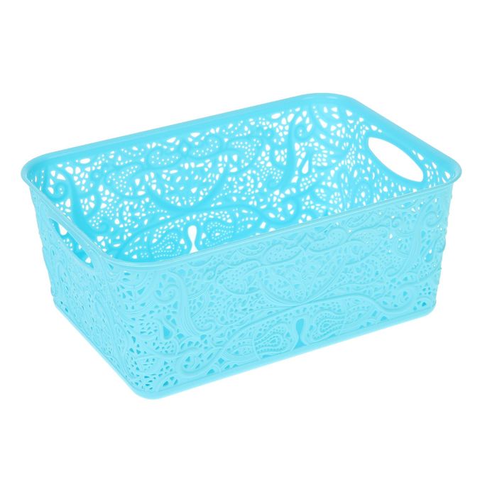 Корзина для хранения "Кружевные цветы", цвет МИКС