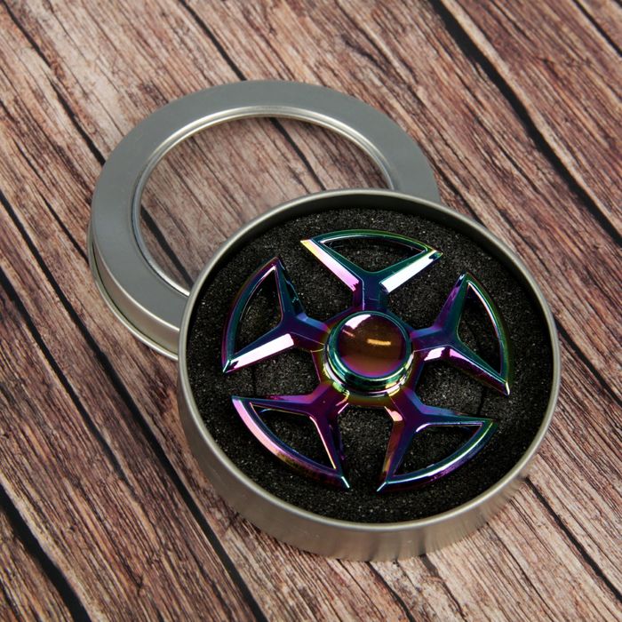 Спиннер-вертушка "Томагавк", голограф микс