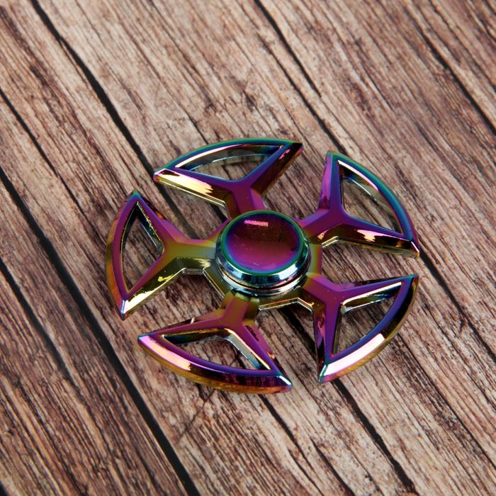 Спиннер-вертушка "Томагавк", голограф микс