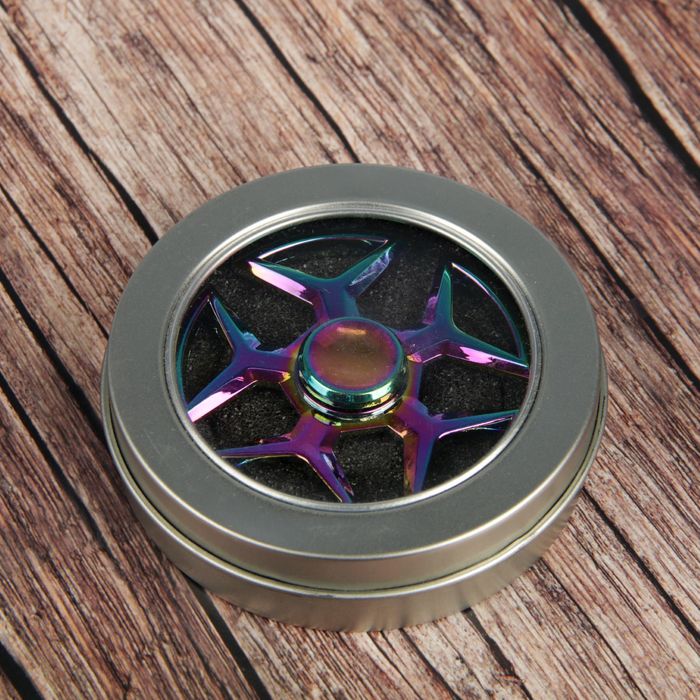Спиннер-вертушка "Томагавк", голограф микс