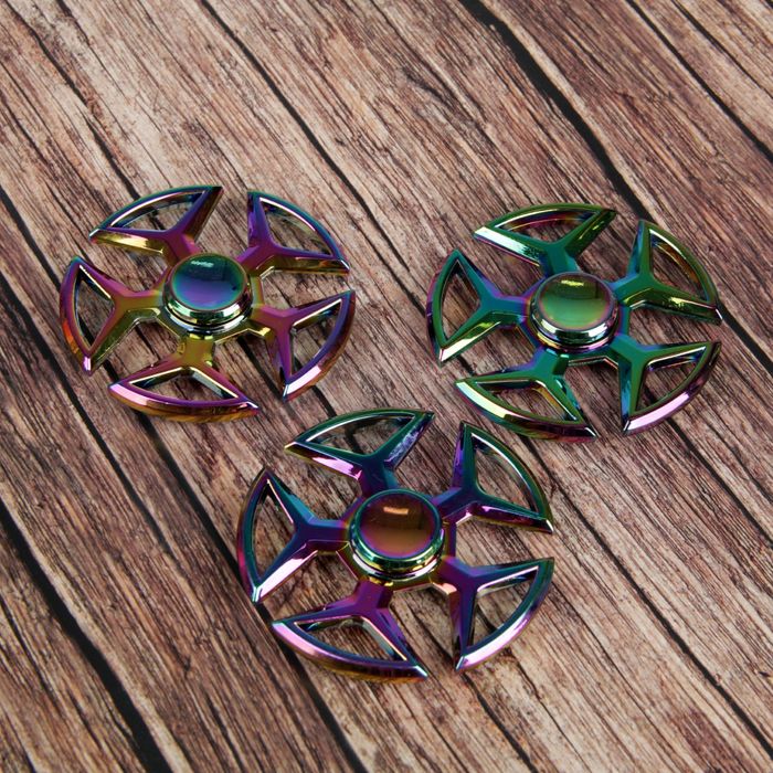 Спиннер-вертушка "Томагавк", голограф микс