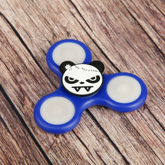 Спиннер-вертушка "Happy", светящийся, микс