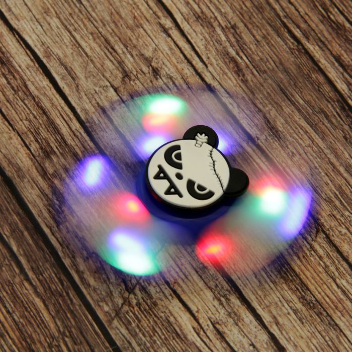 Спиннер-вертушка "Happy", светящийся, микс