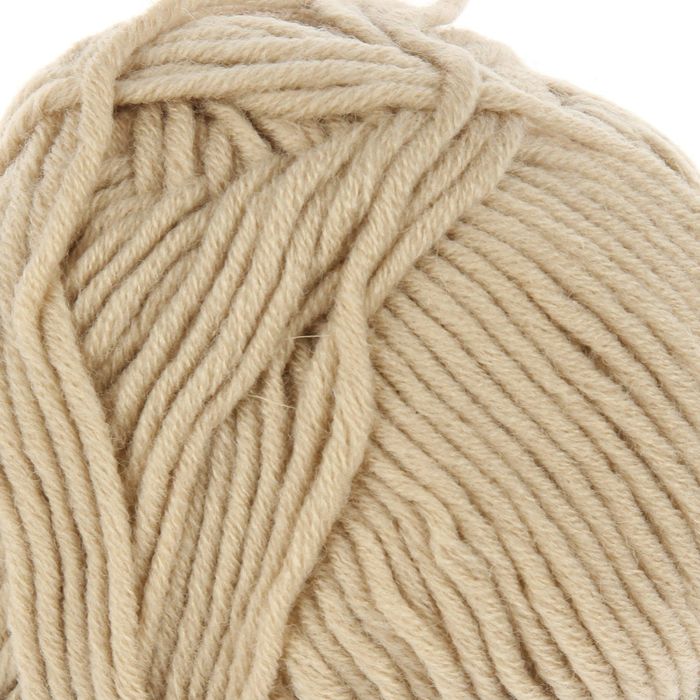 Пряжа "Зимняя премьера" 50%мерин.шерсть, 50% акрил объёмный 150м/100гр (442-Натуральный)