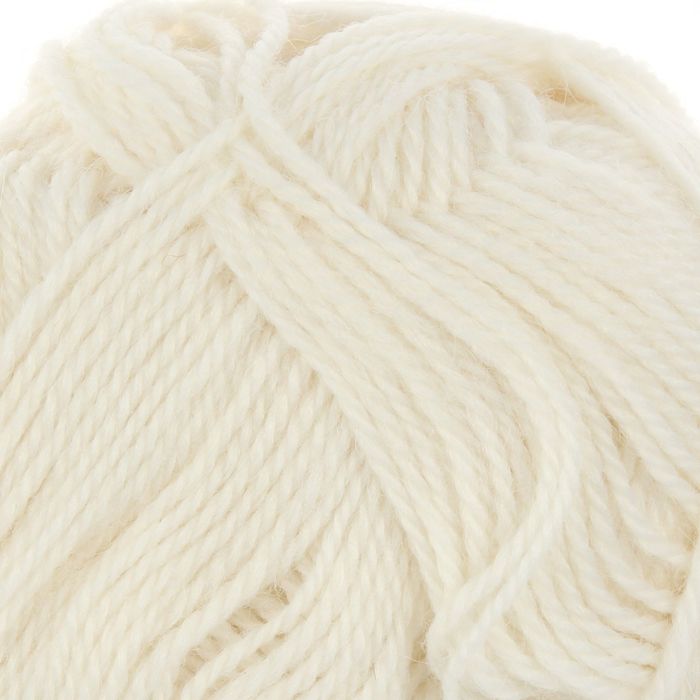 Пряжа "Секрет успеха" 100% шерсть 250м/100гр (01-Белый)