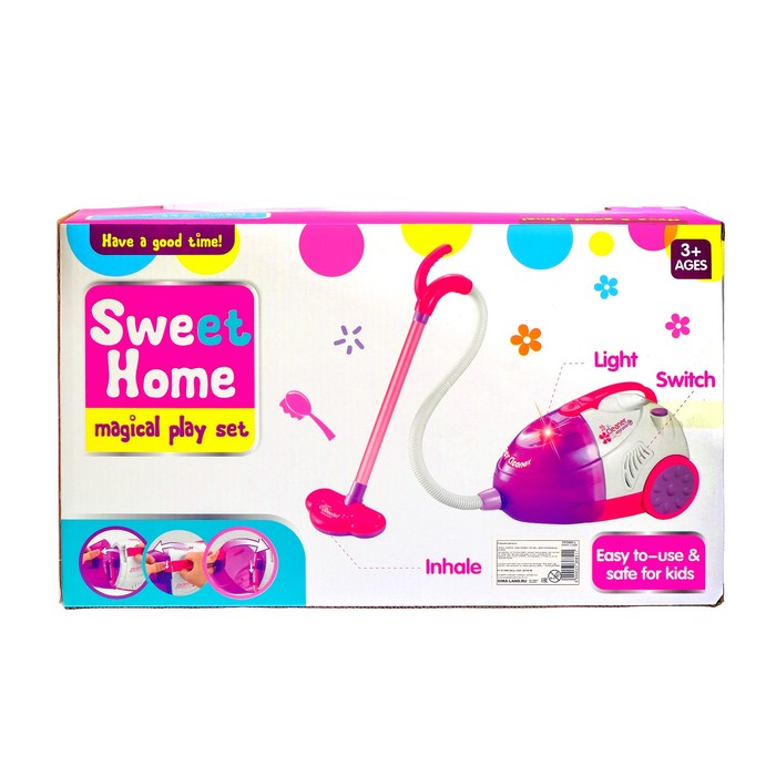 Бытовая техника пылесос «Розовая мечта-4», световые и звуковые эффекты