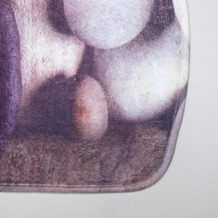 Набор ковриков для ванной и туалета "Камни" 3 шт