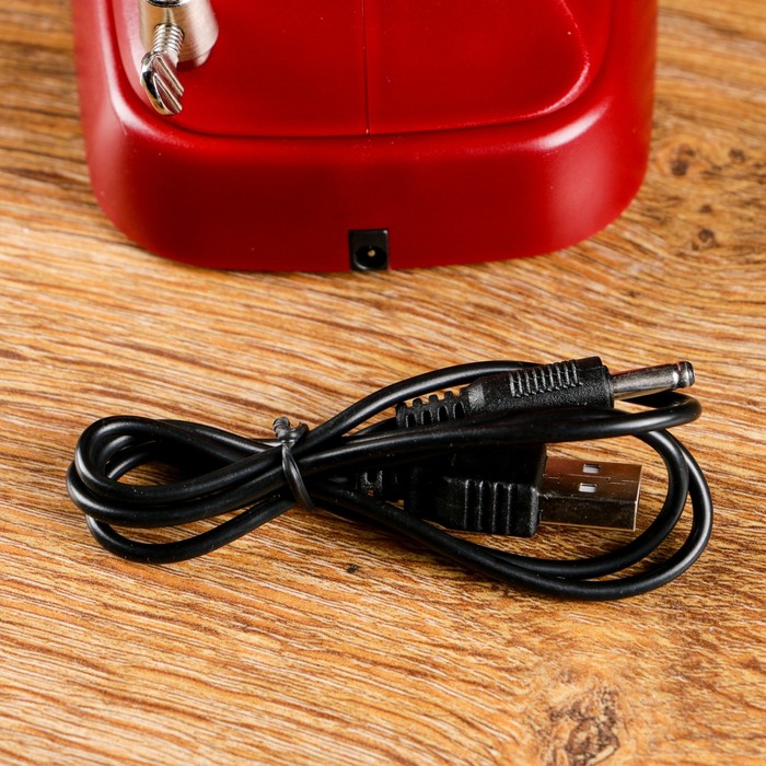 Третья рука для пайки (с зажимом) d=90мм x2,5, d=70мм х10,5 (от 3ААА) подсветка 24*18*15см