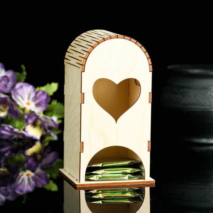 Чайный домик с мягкой крышей "Сердце"