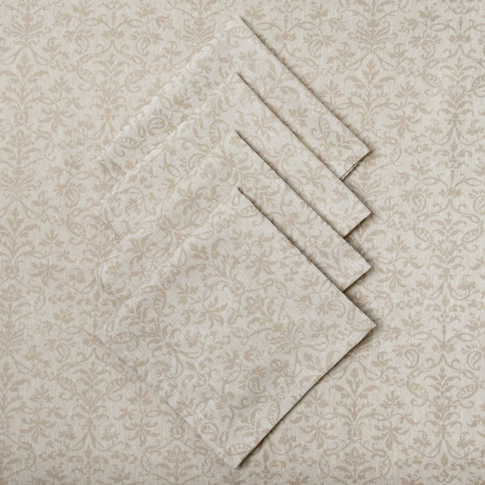 Набор столовый "Этель" Верона скатерть 150х150 см, салфетки 40х40 см 6 шт., хлопок 100% ВМГО 0404