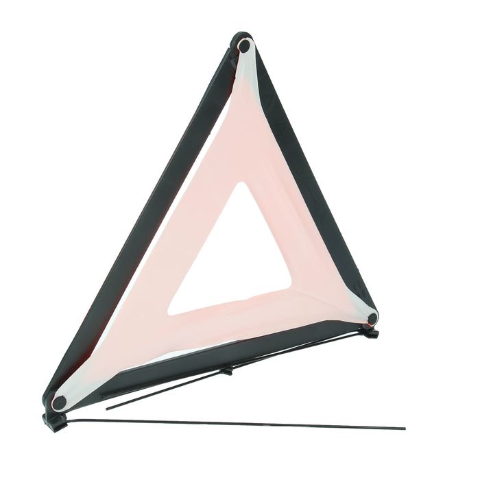 Знак аварийной остановки, с мягкой флюоресцирюущей полосой, в чехле