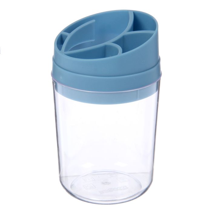 Подставка для зубных щеток "Eco", цвет васильковый