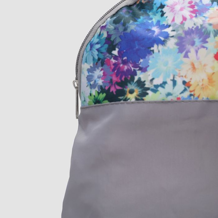 Рюкзак детский на молнии, 1 отдел, цвет серый