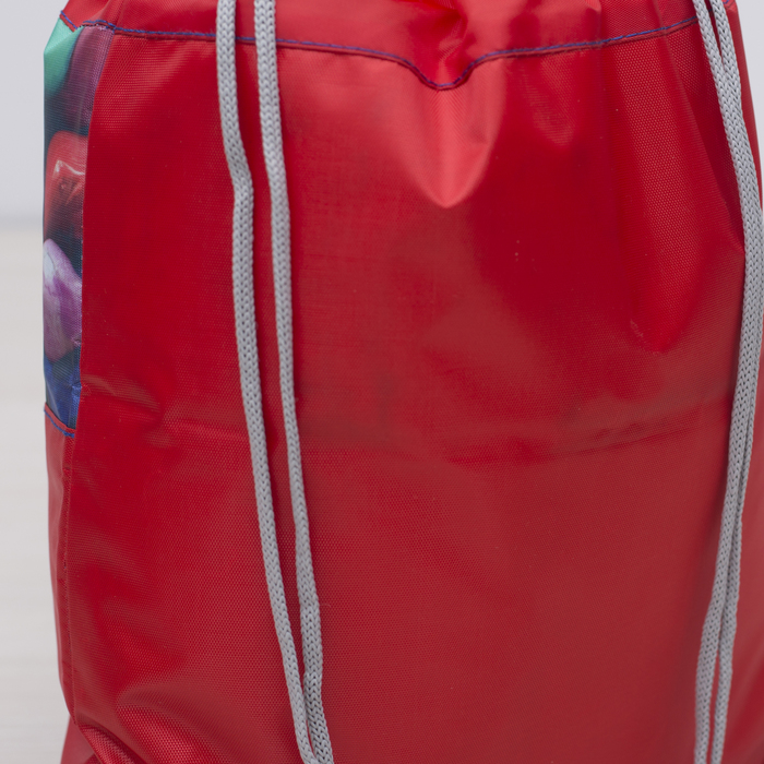 Мешок для обуви на шнурке, 1 отдел, МИКС