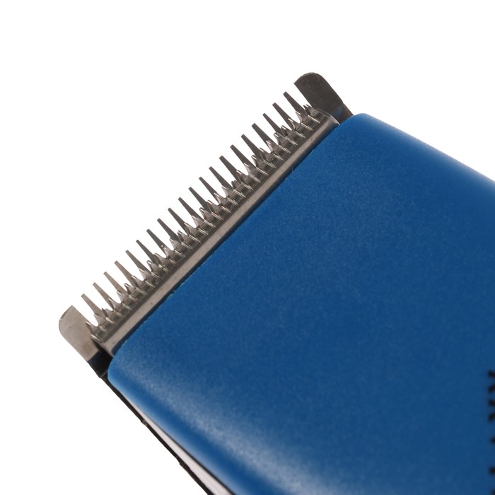 Машинка для стрижки Galaxy GL 4102, 15 Вт, 4 насадки, от сети, синяя