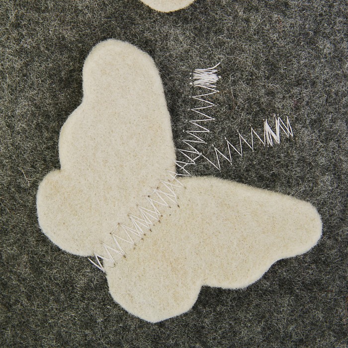 Банная шапка «Колокольчик» с аппликацией (эконом)