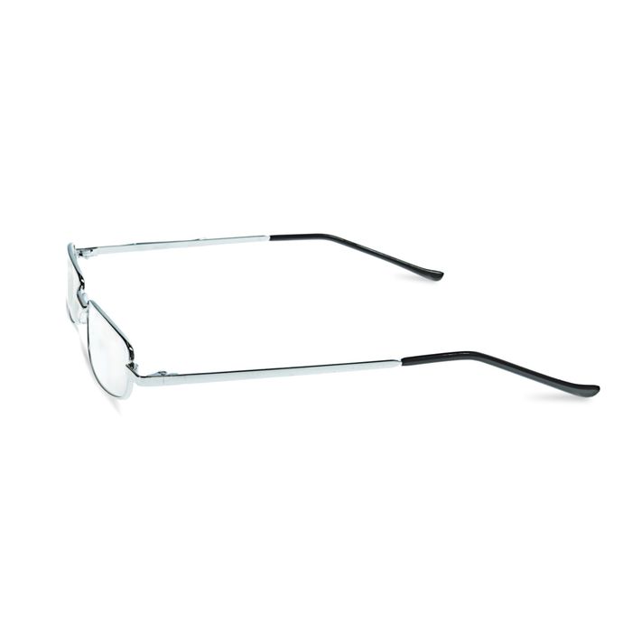 Очки "Овальные" классические обрезные, оправа металл, линза пластик, неотгибающаяся дужка, цвет МИКС +1