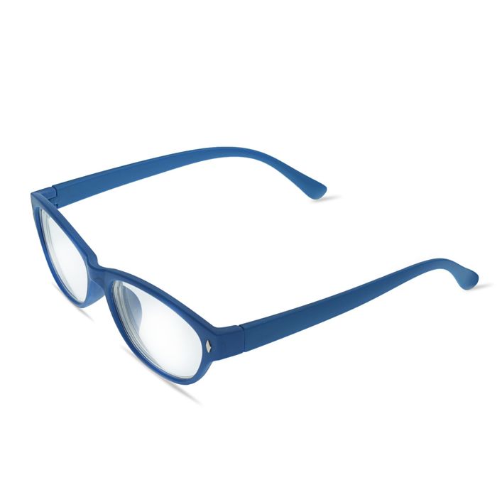 Очки "Овальные" матовые, оправа пластик, линза пластик, неотгибающаяся дужка, цвет МИКС -1,5