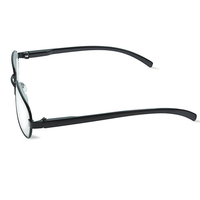 Очки "Прямоугольные" тонкая оправа металл, линза пластик, отгибающаяся дужка, цвет МИКС +1