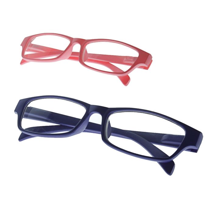 Очки "Прямоугольные" матовая классика, пластик, отгибающаяся дужка с пружинкой, цвет МИКС -1