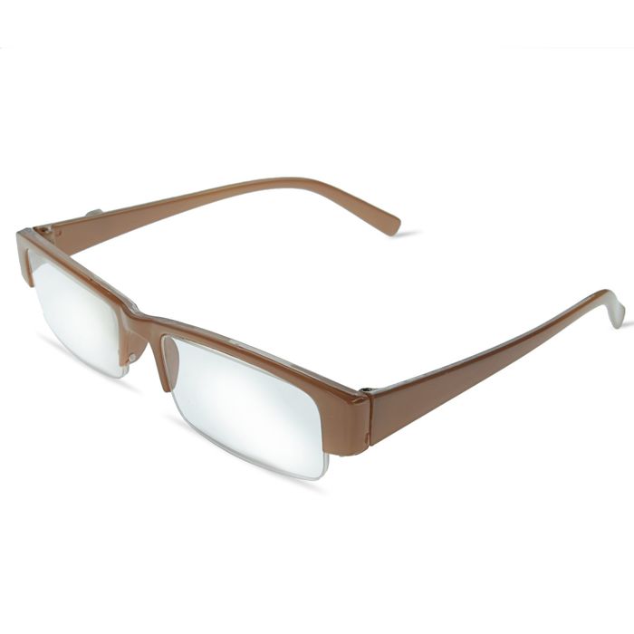 Очки "Прямоугольные" полуободок, пластик, неотгибающаяся дужка, цвет МИКС -2,5