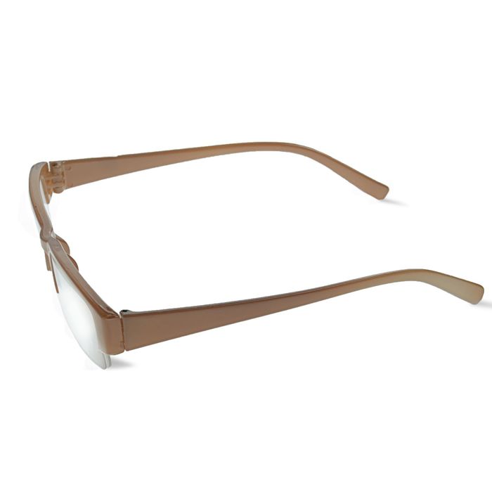 Очки "Прямоугольные" полуободок, пластик, неотгибающаяся дужка, цвет МИКС -2,5