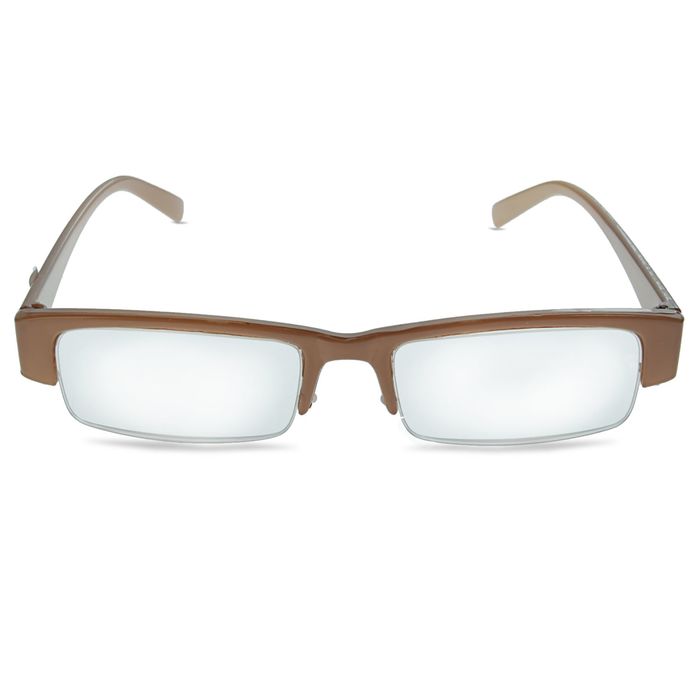 Очки "Прямоугольные" полуободок, пластик, неотгибающаяся дужка, цвет МИКС -3