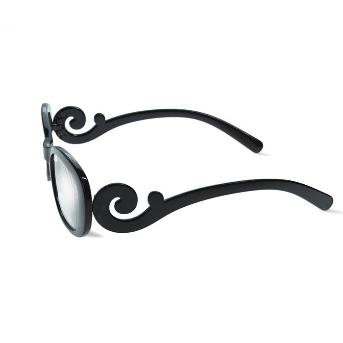 Очки "Овальные" ажурная дужка, пластик, цвет МИКС +1,25