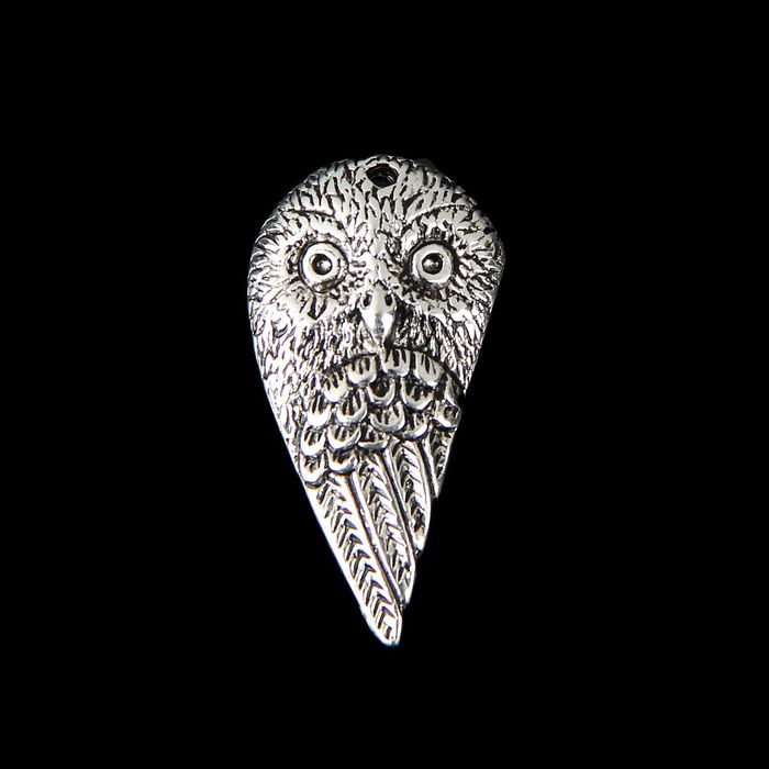 Декор металл для творчества "Сова-крыло" МИКС (28200,28321) 3х1,5 см