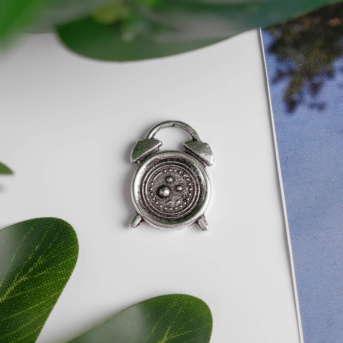 Декор металл для творчества "Будильник" (А17141) 1,8х1,2 см