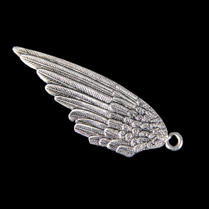 Декор металл для творчества "Крыло" (В71301) 6,4х2,1 см