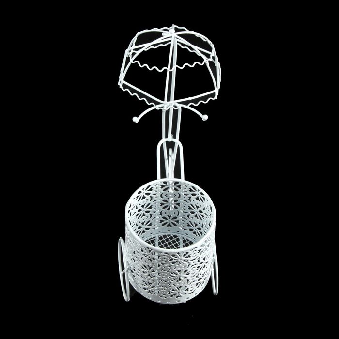 Сувенир металл "Велосипед с зонтиком" 23х21х9 см