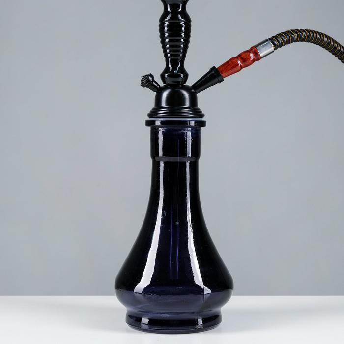 фото Кальян "black tower", 53 см, 1 трубка, черный hookah