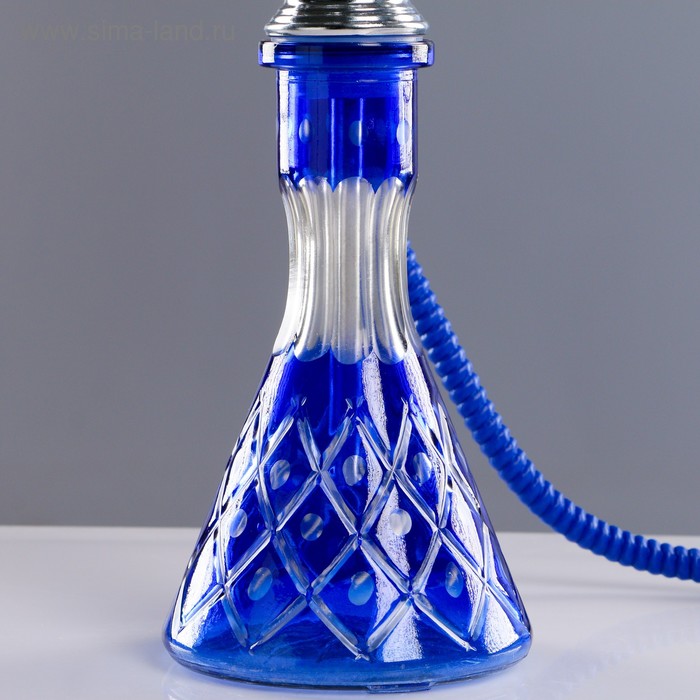 фото Кальян "камбизет", 55 см, 1 трубка, синий hookah