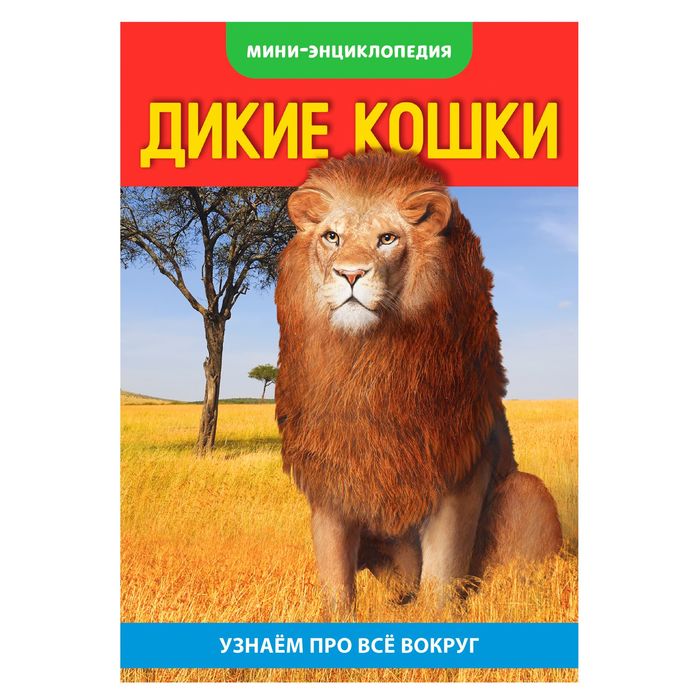Мини-энциклопедия "Кошки дикие" 20 страниц