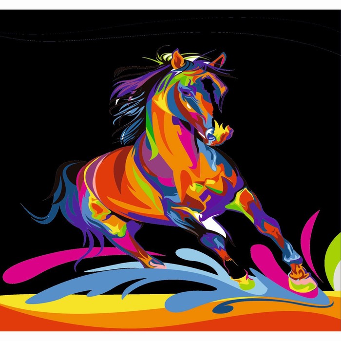 Фреска "Конь" А3