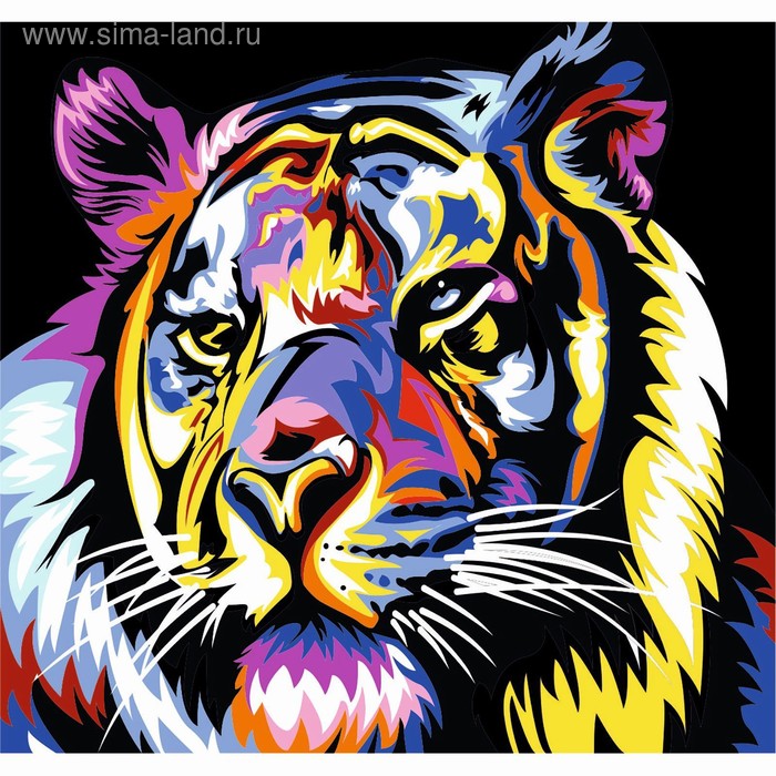 Фреска «Тигр» А3