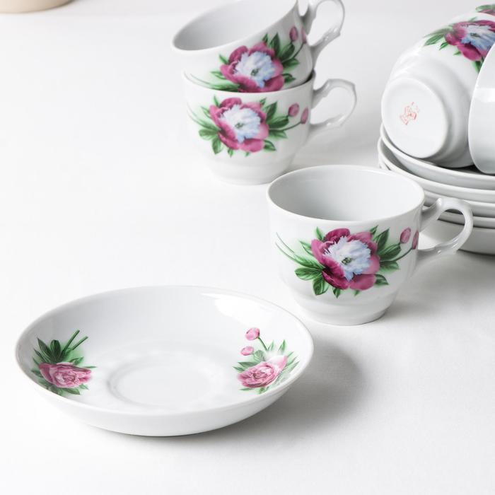 Набор столовой посуды "Идиллия. Пион", 60 предметов
