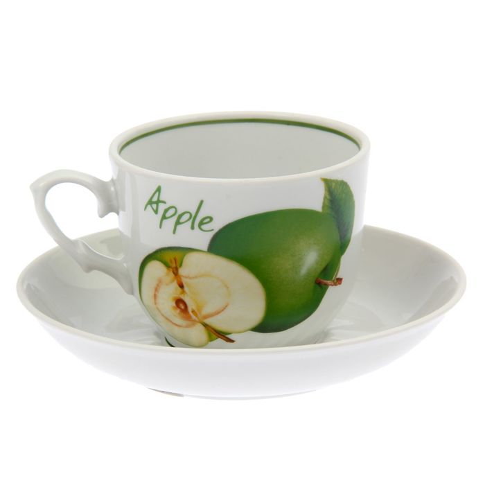 Чайная пара 250 мл "Кирмаш. Зеленое яблоко"