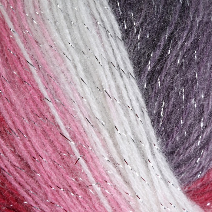 Пряжа "Angora gold simli batik" 20%шерсть,75%акрил, 5%металлик 500м/100гр (1602)