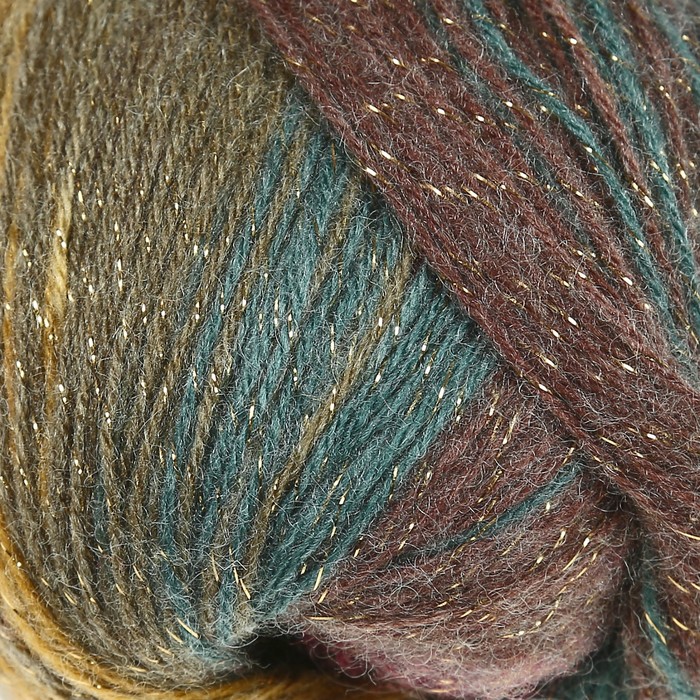 Пряжа "Angora gold simli batik"  20% шерсть,75% акрил, 5% металлик  500м/100гр (3368)