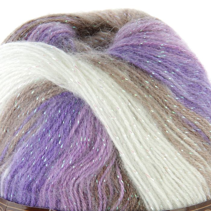 Пряжа "Angora gold simli batik" 20%шерсть,75%акрил, 5%металлик  500м/100гр (4338)