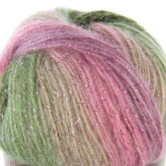 Пряжа "Angora gold simli batik" 20%шерсть,75%акрил, 5%металлик 500м/100гр (2527)