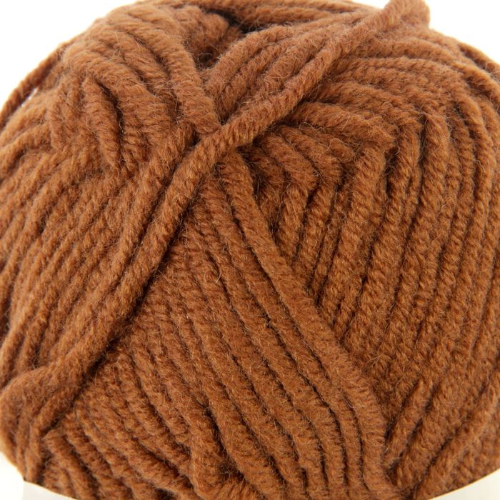 Пряжа "Lanagold plus" 49% шерсть, 51% акрил 140м/100гр (373 ириска)