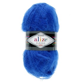 

Пряжа "Mohair classic" 25% мохер, 24% шерсть, 51% акрил 200м/100гр (141 василек)
